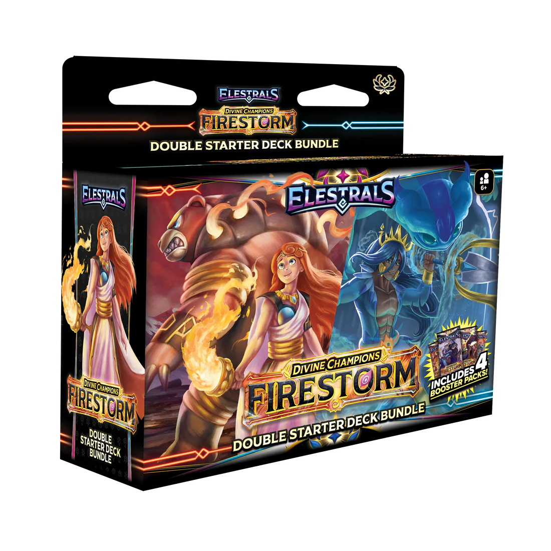 Elestrals TCG: Hestia vs. Poseidon Double Starter Deck - Firestorm (Divine Champions)