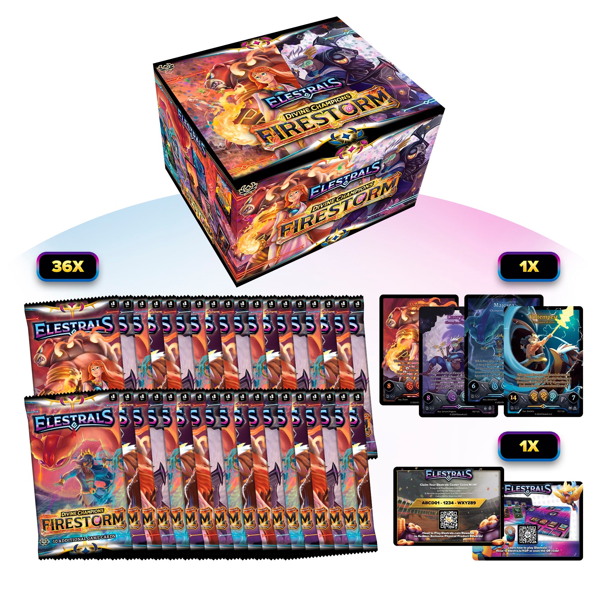 Firestorm Booster Display (36 Booster Packs)