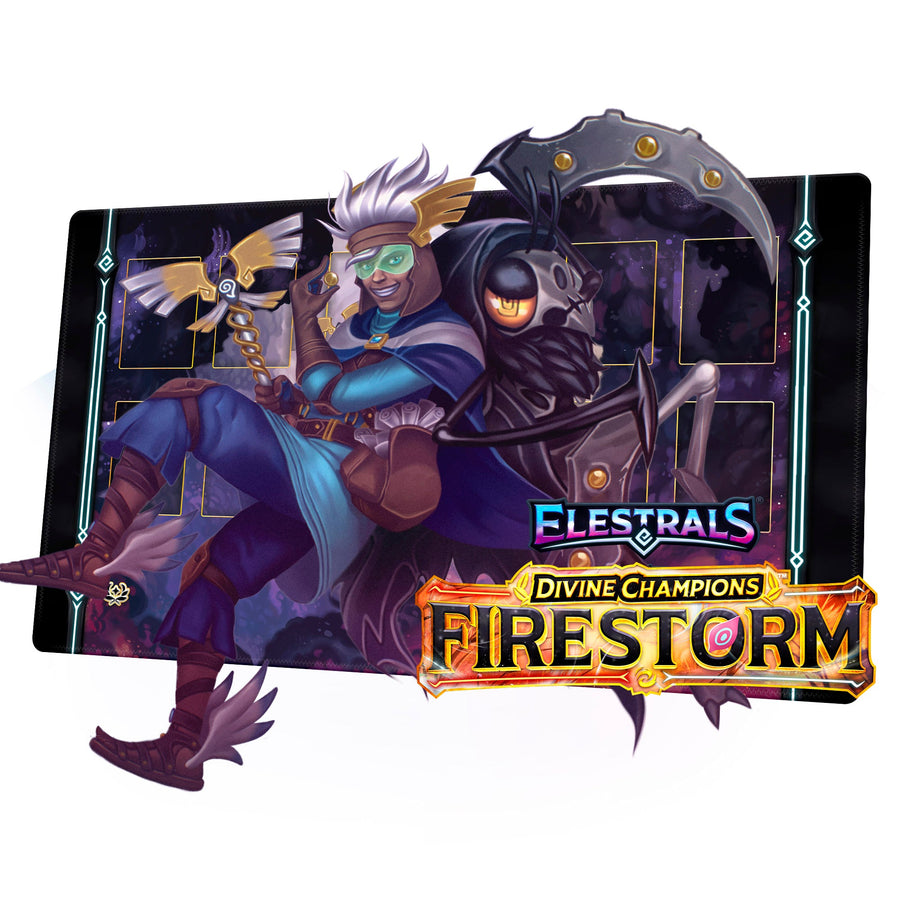 Firestorm Carryoff Champion of Hermes Playmat