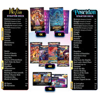 Firestorm Hestia vs. Poseidon Double Starter Deck Bundle with 4 Packs