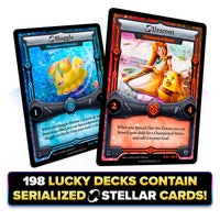 Firestorm Hestia vs. Poseidon Double Starter Deck Bundle with 4 Packs
