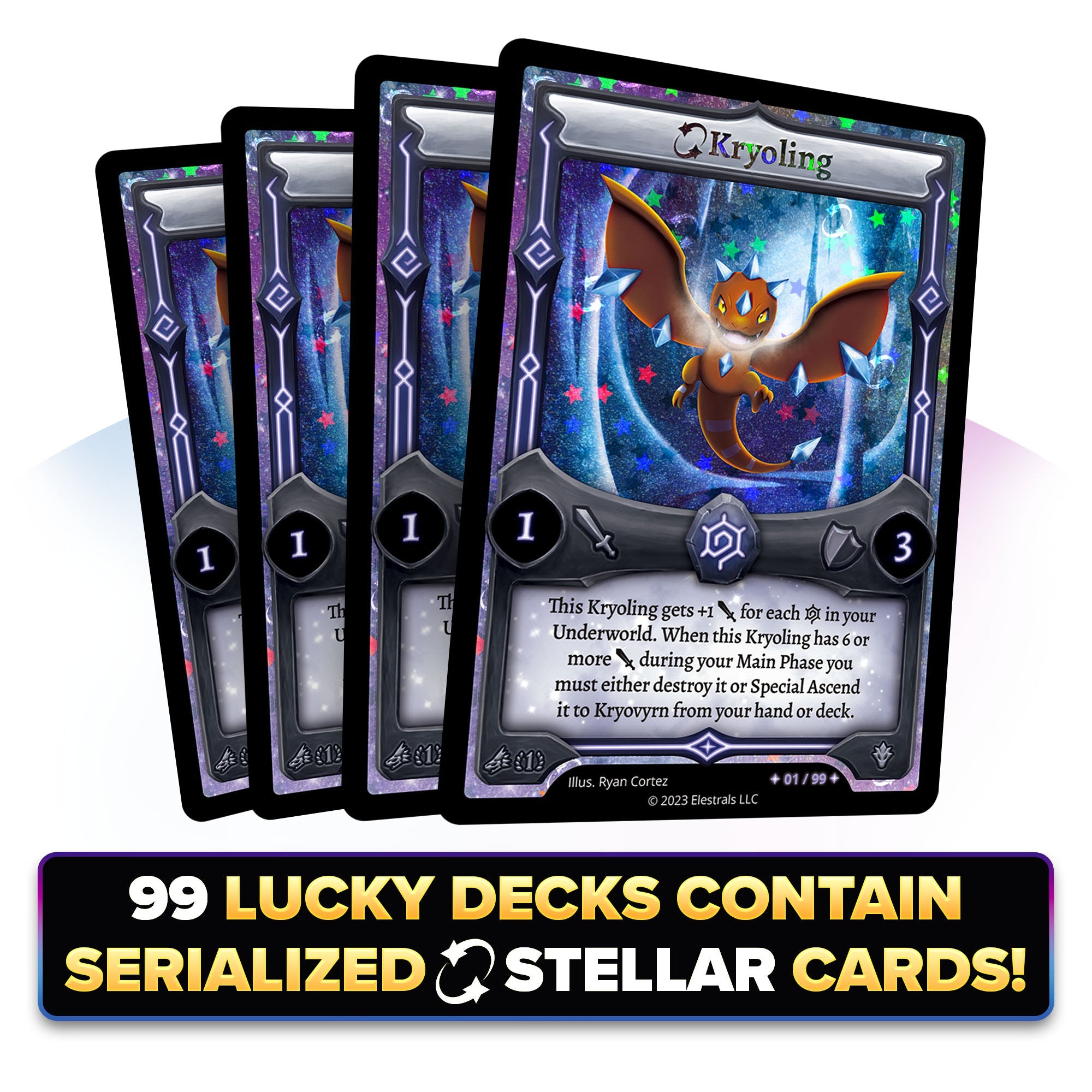 Frostfall Kryoscorch Starter Deck with 3 Packs