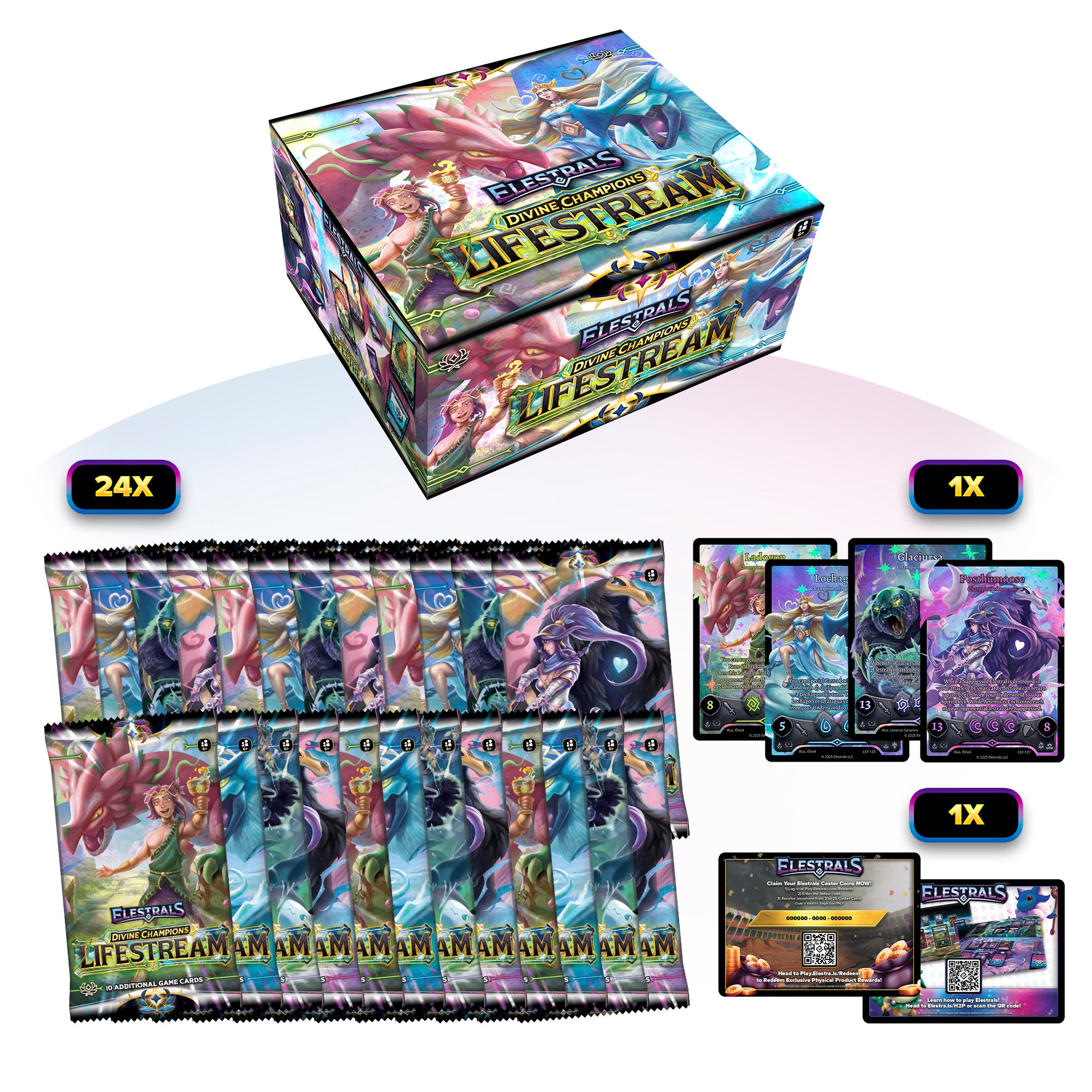 Elestrals TCG: Lifestream Booster Box (Divine Champions)
