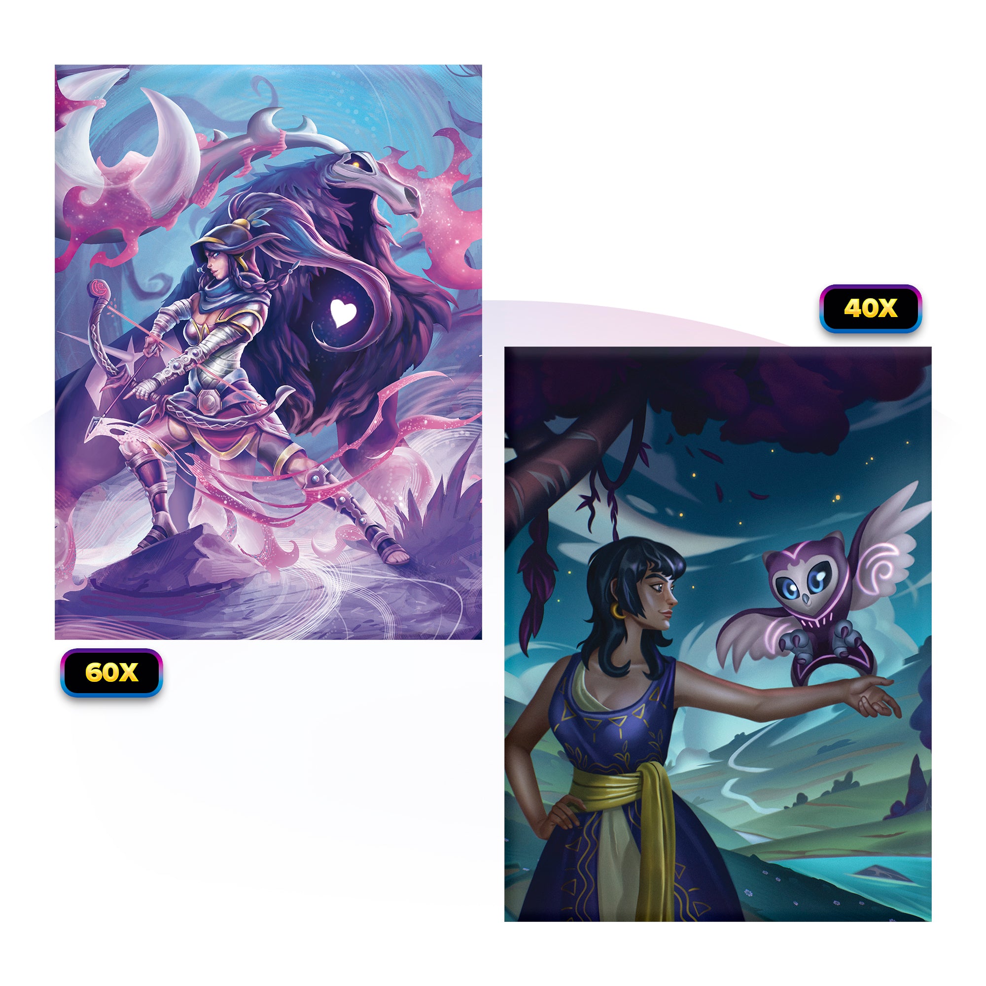 Elestrals TCG: Posthumoose Champion of Artemis Card Sleeves