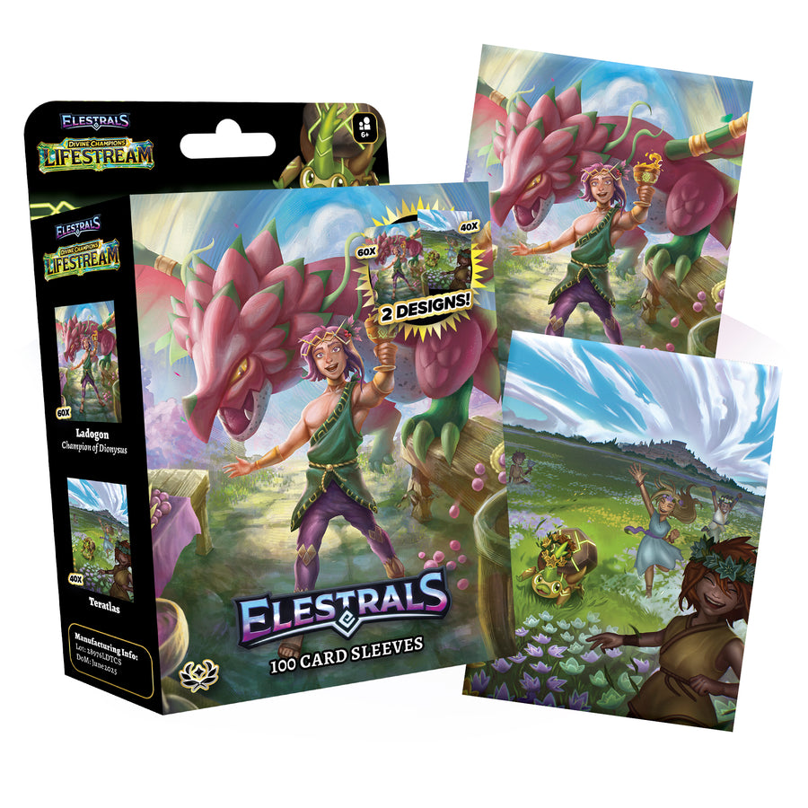 Elestrals TCG: Ladogon Champion of Dionysus Card Sleeves