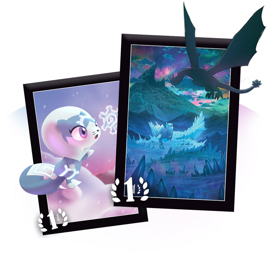 Frostfall Mountains of Boreas Card Sleeves