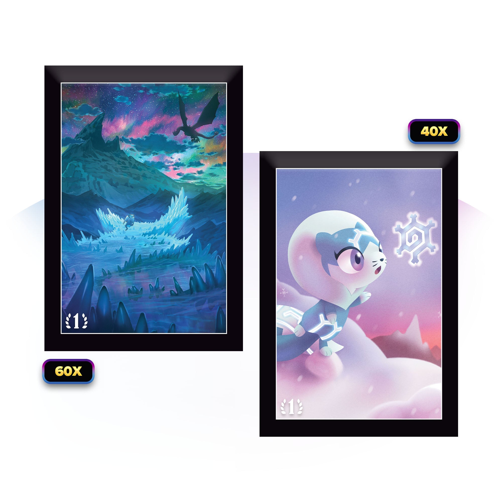 Frostfall Mountains of Boreas Card Sleeves