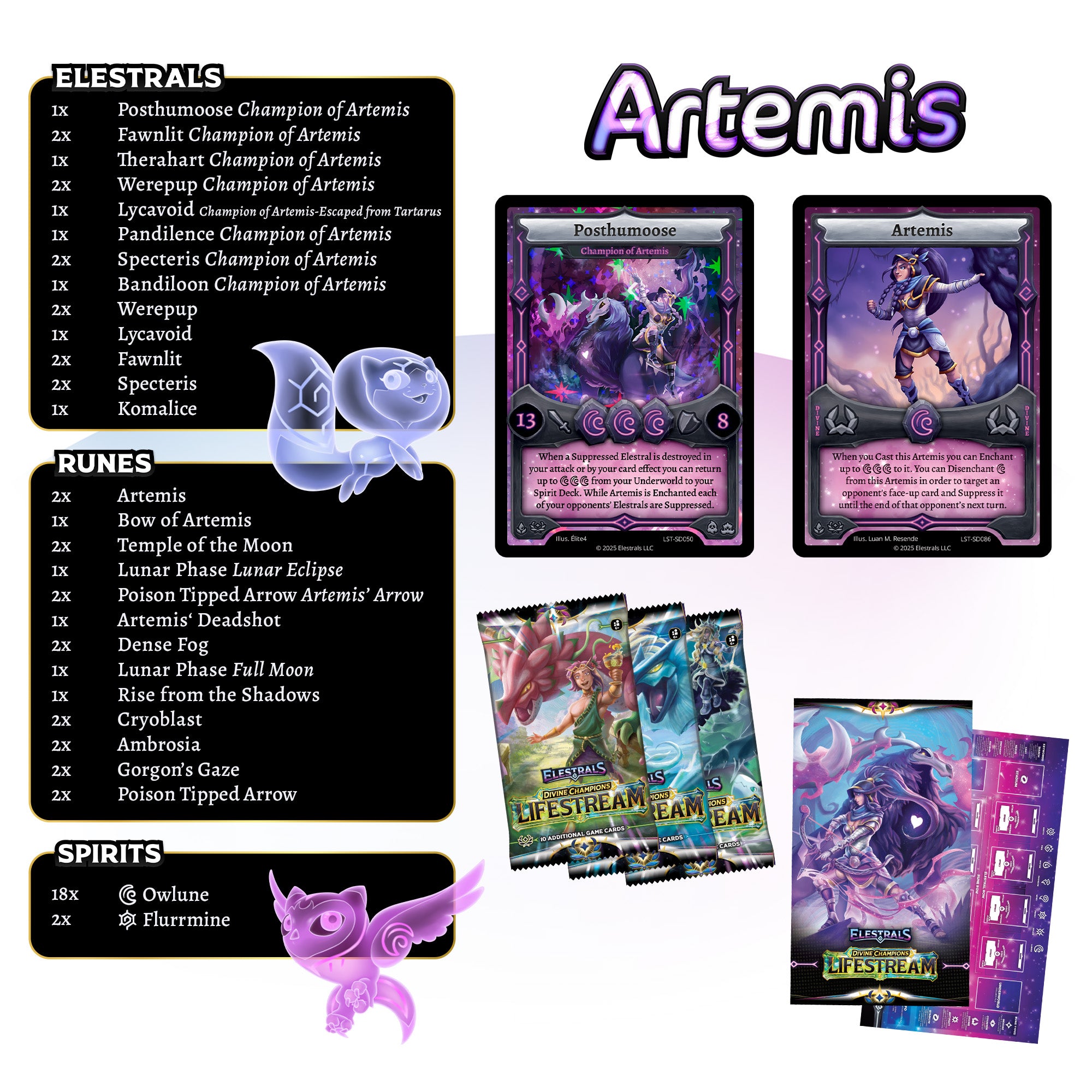 Elestrals TCG: Artemis Starter Deck - Lifestream (Divine Champions)