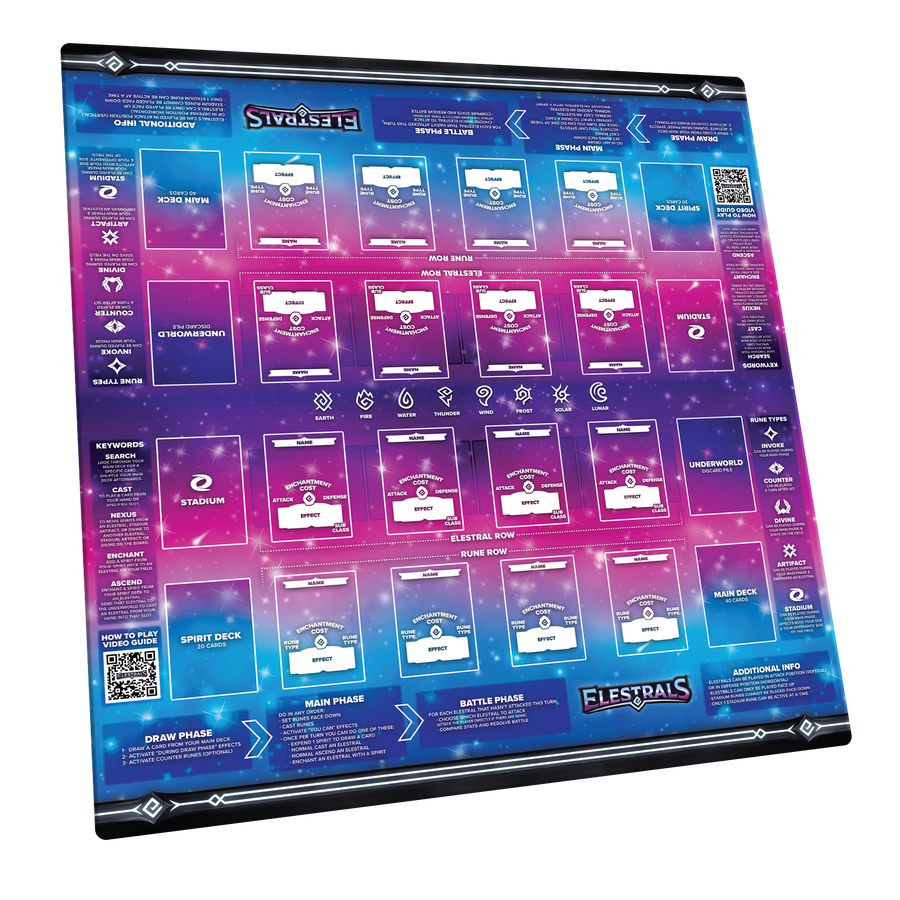 Elestrals TCG: 2-Player Demo Playmat