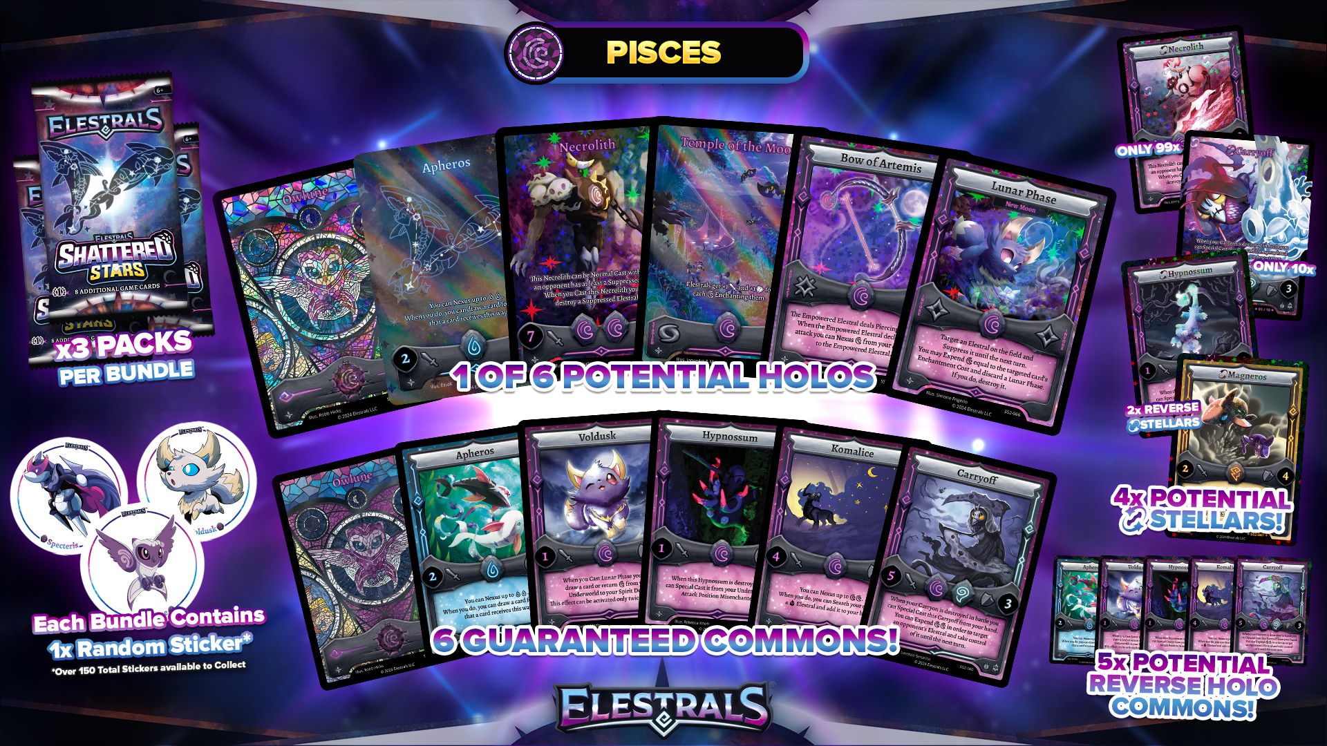 Shattered Stars Pisces Lunar Bundle (3 Packs)