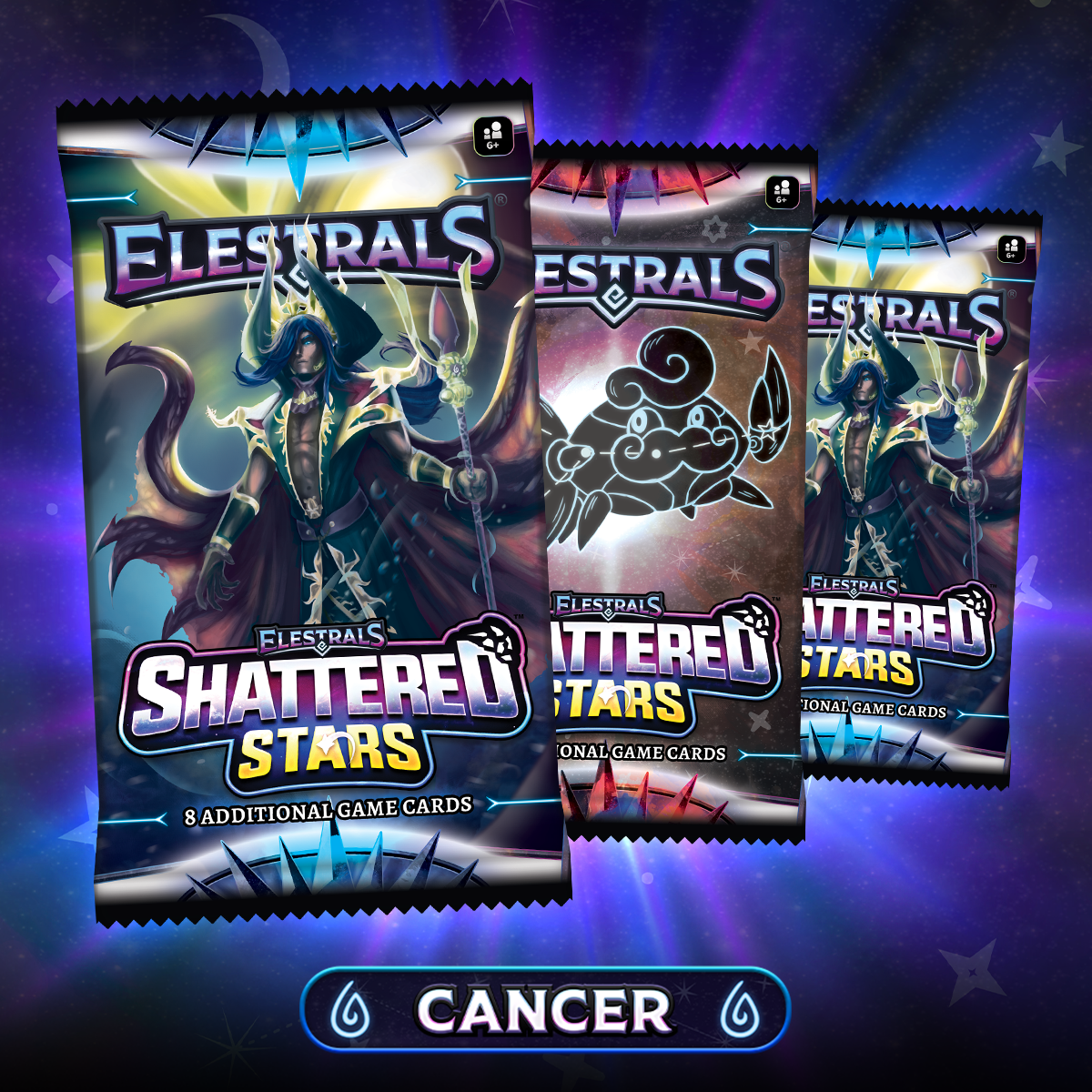 Elestrals TCG: Cancer Water Bundle - Zodiac (Shattered Stars)
