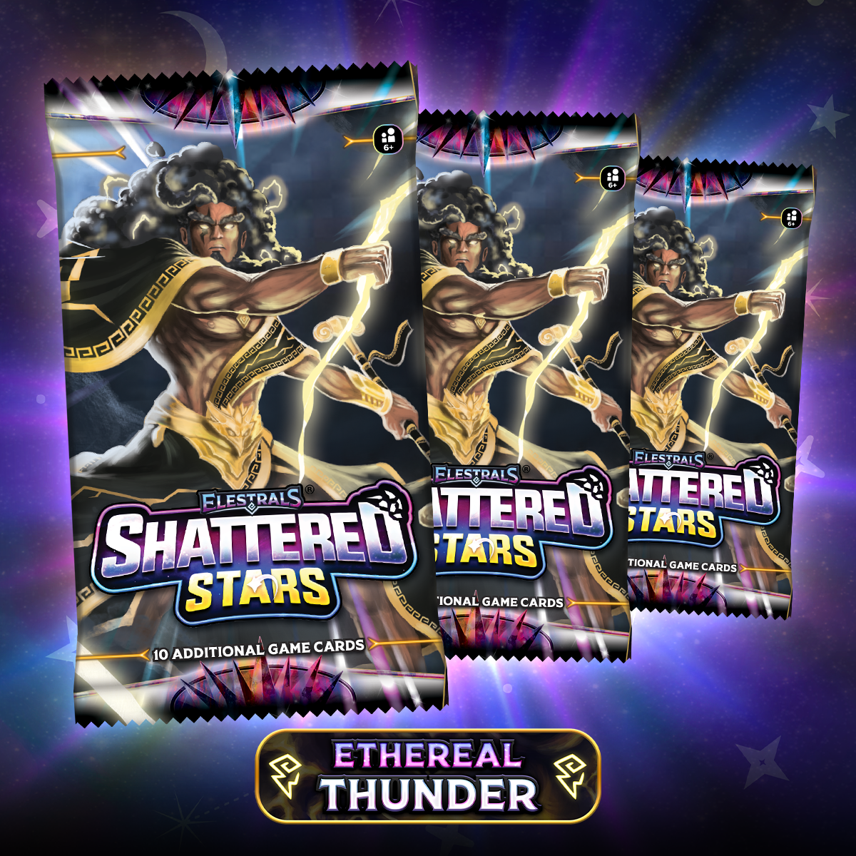 Elestrals TCG: Zaptor Thunder Bundle - Ethereal (Shattered Stars)