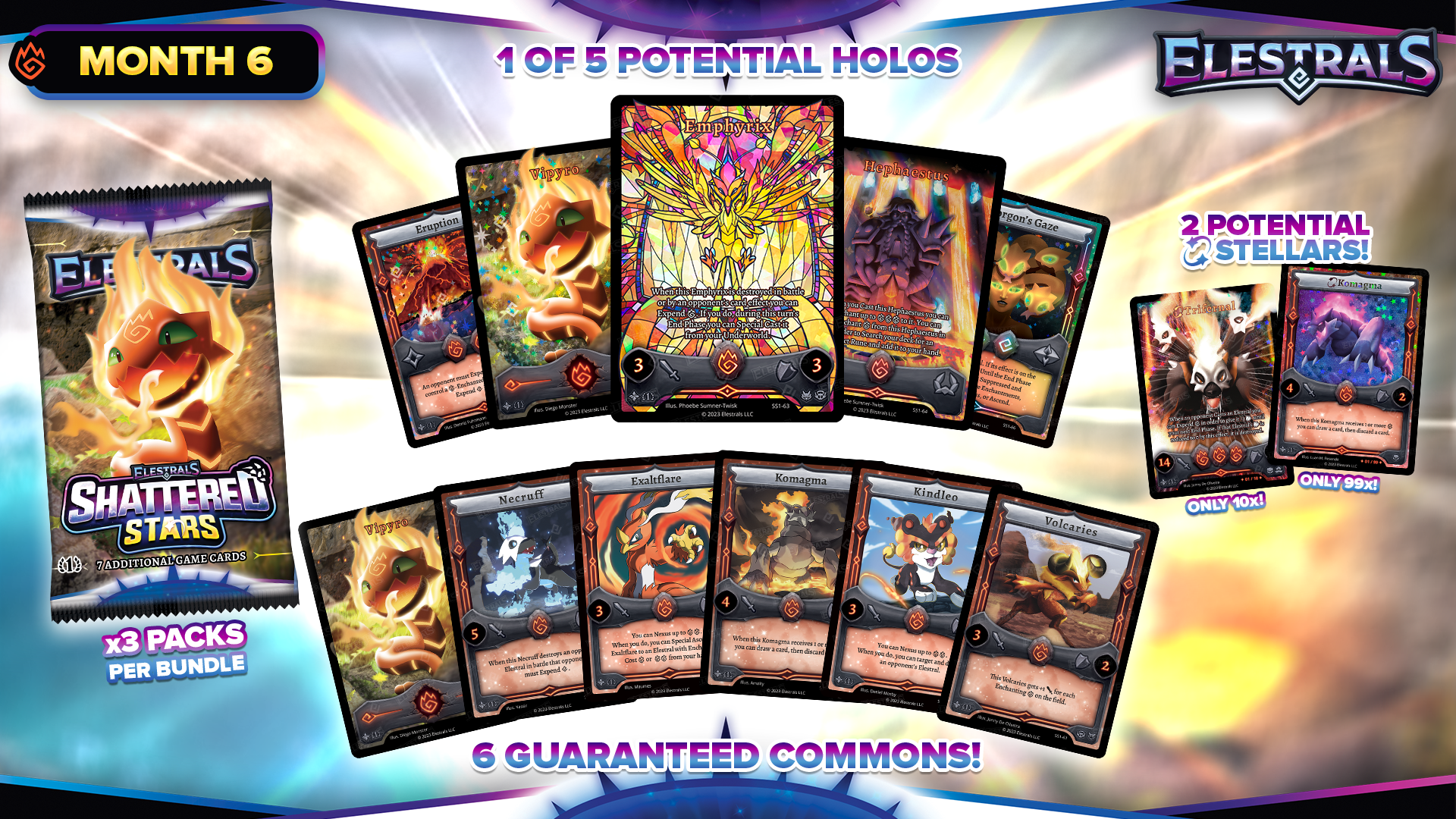 Shattered Stars Fire Bundle (3 Packs)